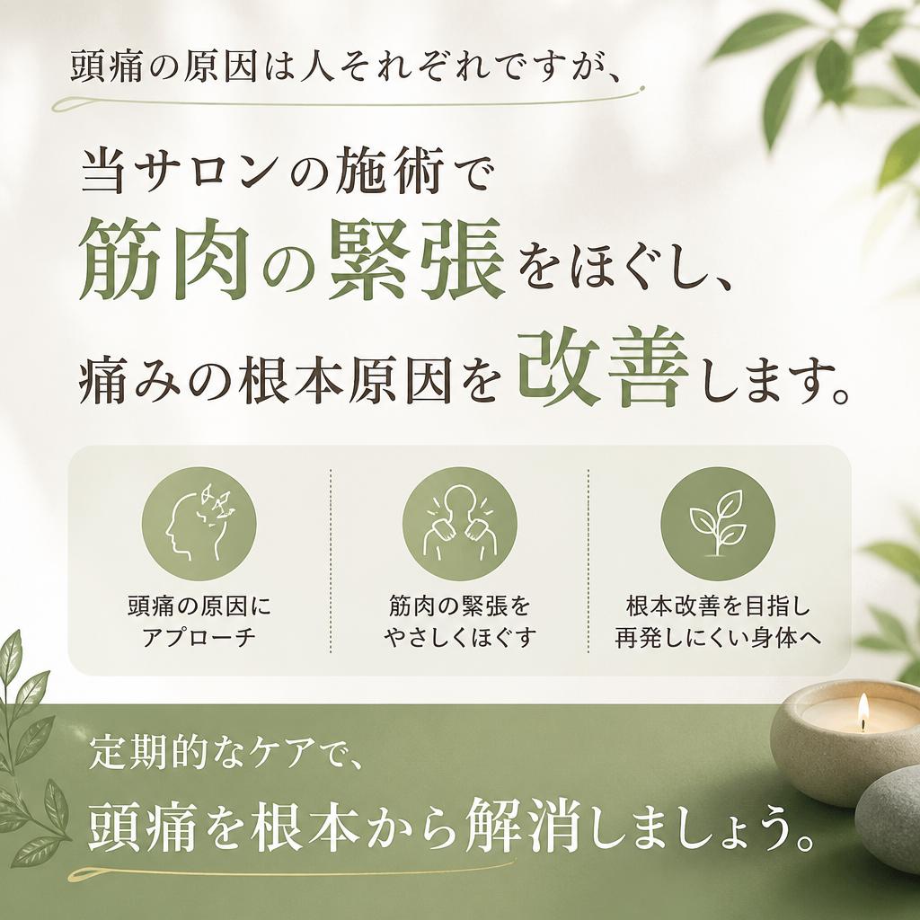 深刻な頭痛に悩むあなたへ