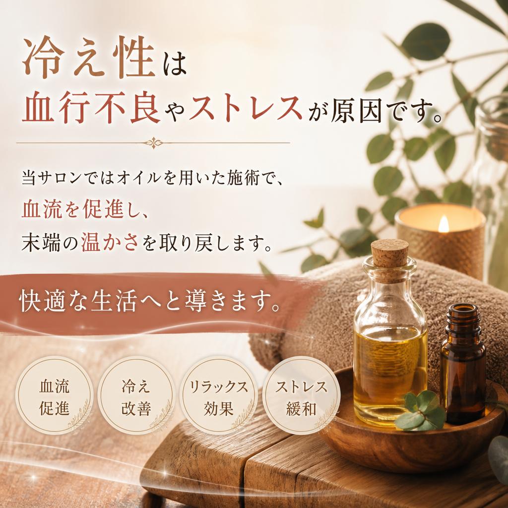 冷え性を根本からケア