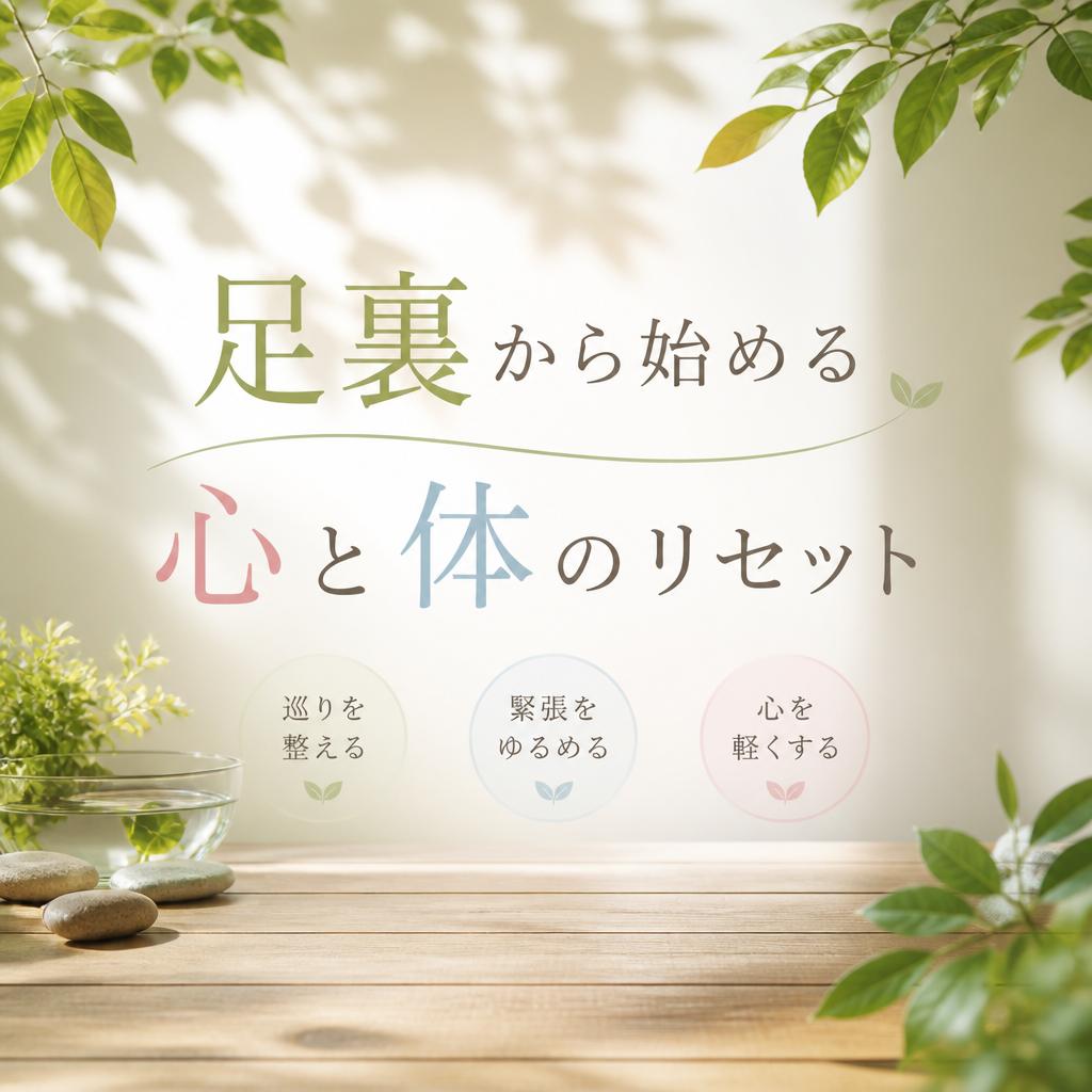 足裏から始める心と体のリセット