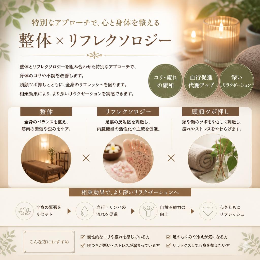 整体とリフレクソロジーの融合