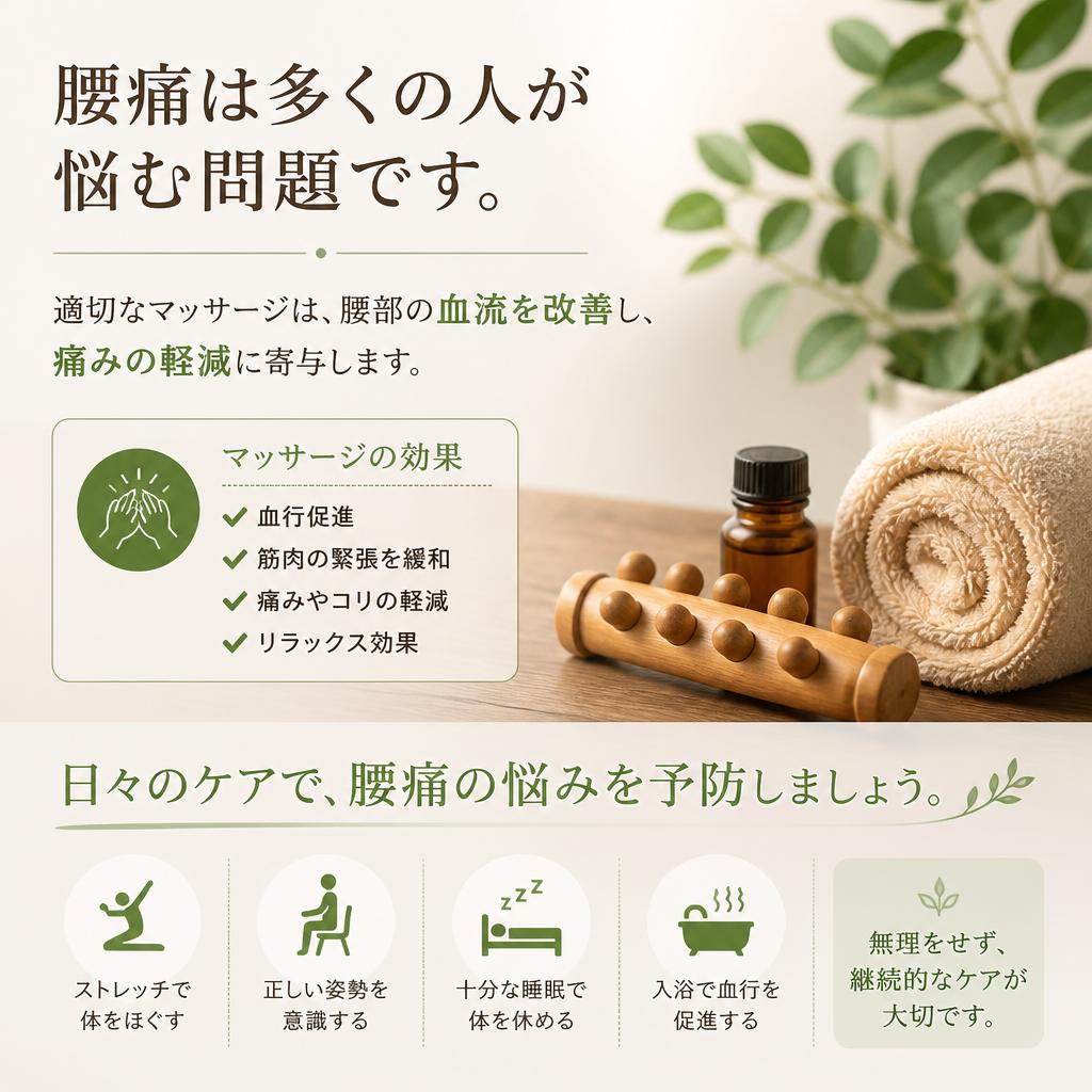 腰痛予防と改善