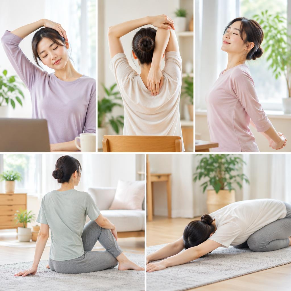 頑張りすぎないストレッチで、こわばりをリセット